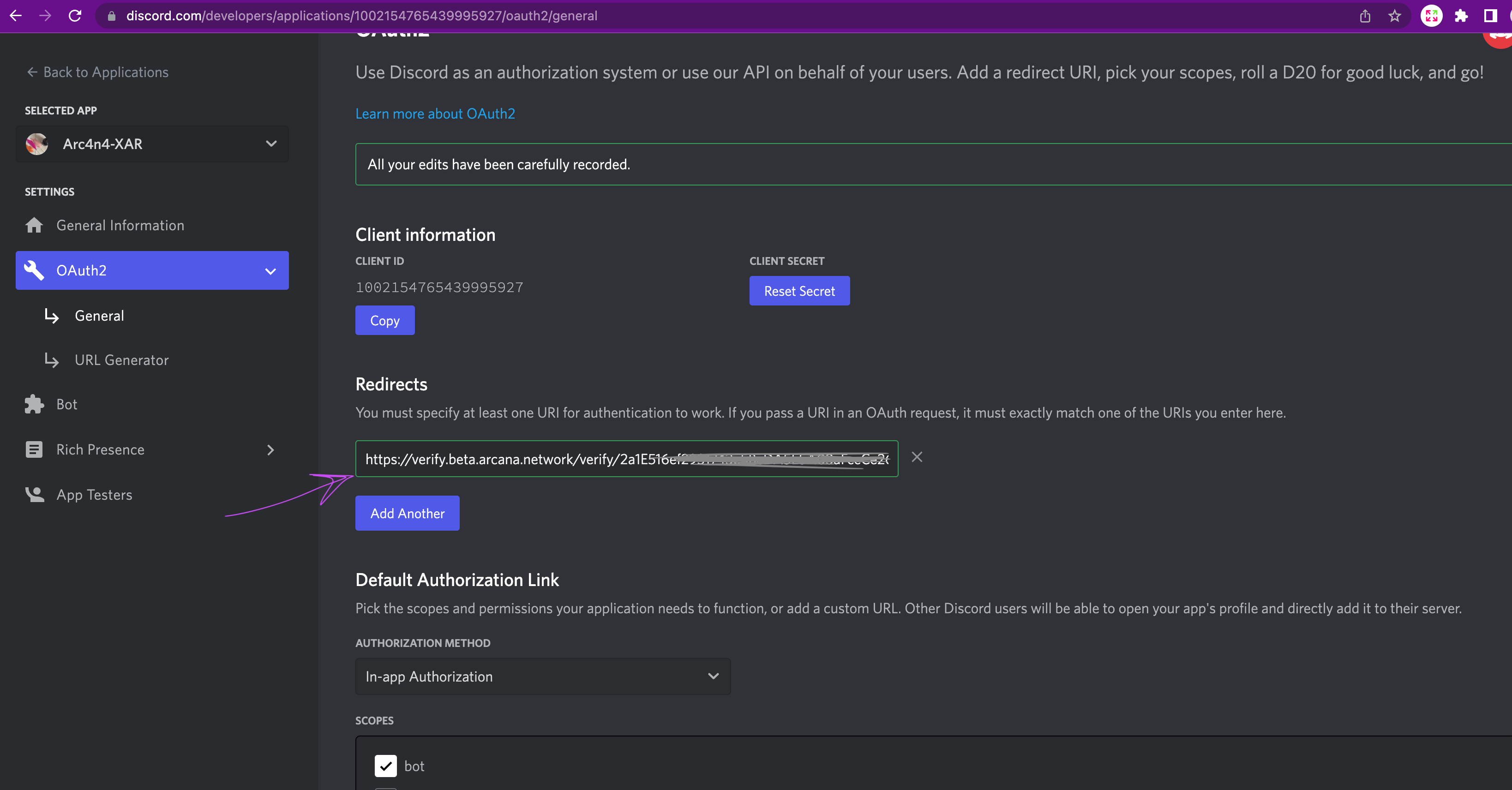 discord console