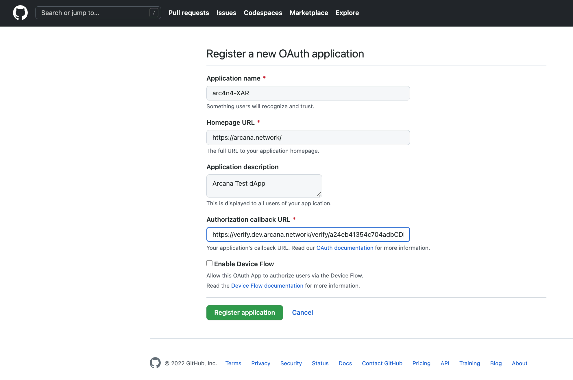 GitHub Configuration