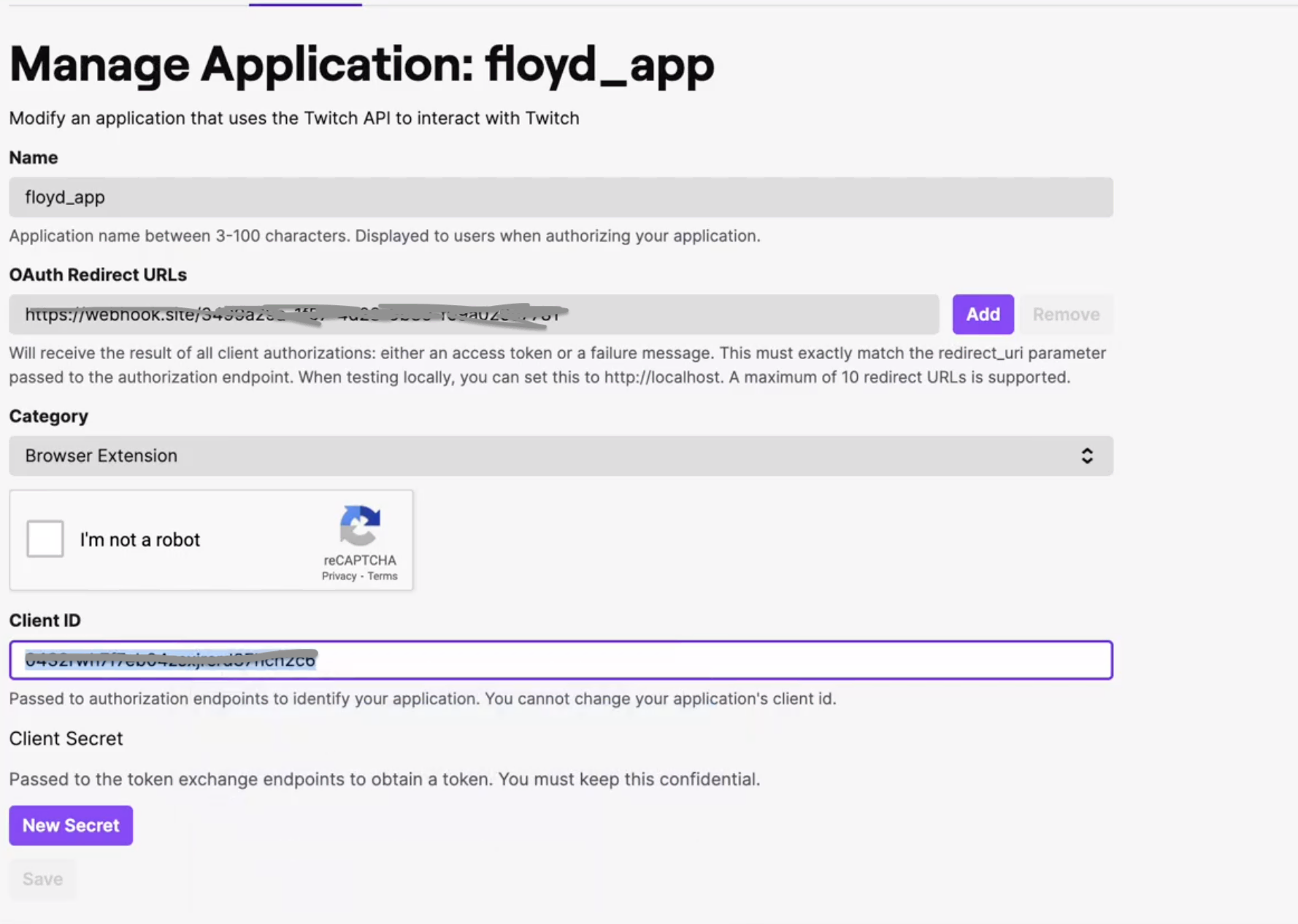 Copy Twitch ClientID