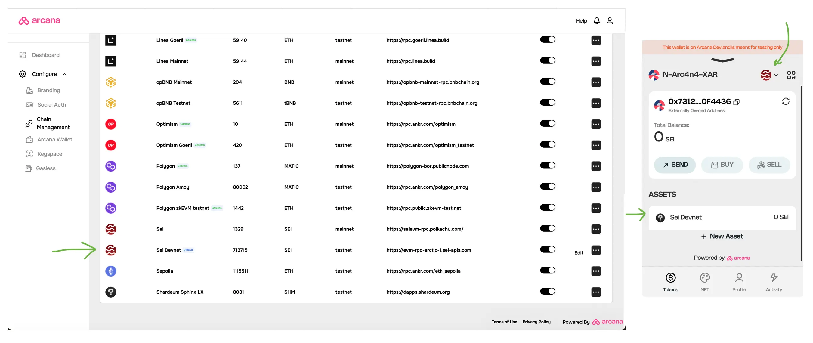 Pre-configured Blockchains
