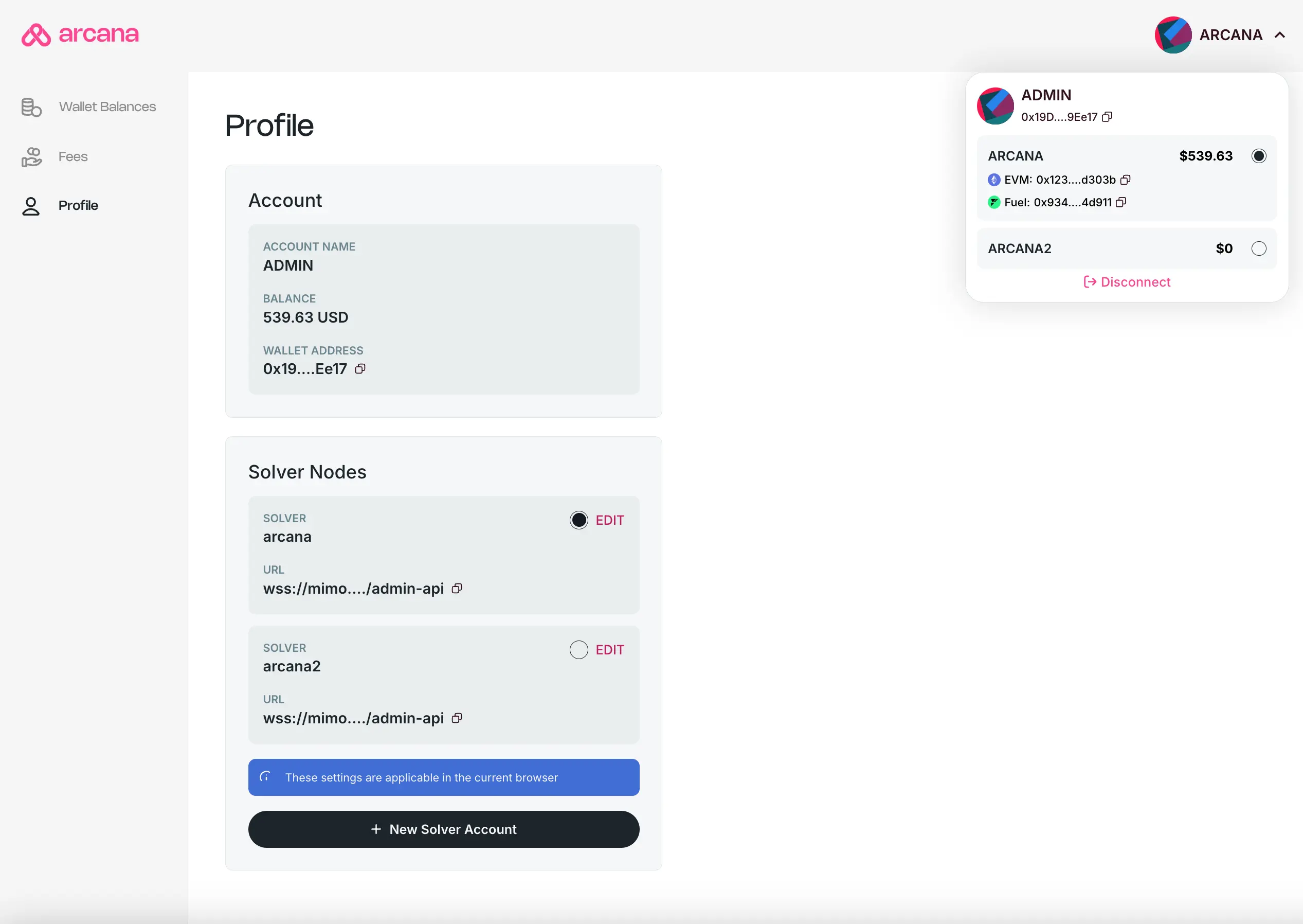 Solver Profile